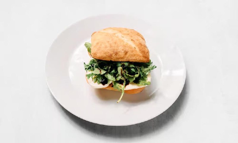 Caprese sandwich at Benny's Bagels Dallas TX