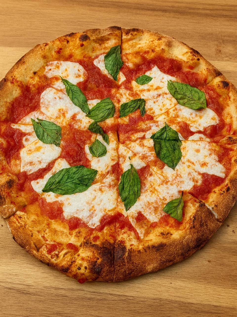 Kosher margherita pizza at Benny's Bagels Dallas TX